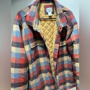 PrimaLoft Lined Chamois Shirt Jac, Plaid Flannel Apple Cinnamon XL